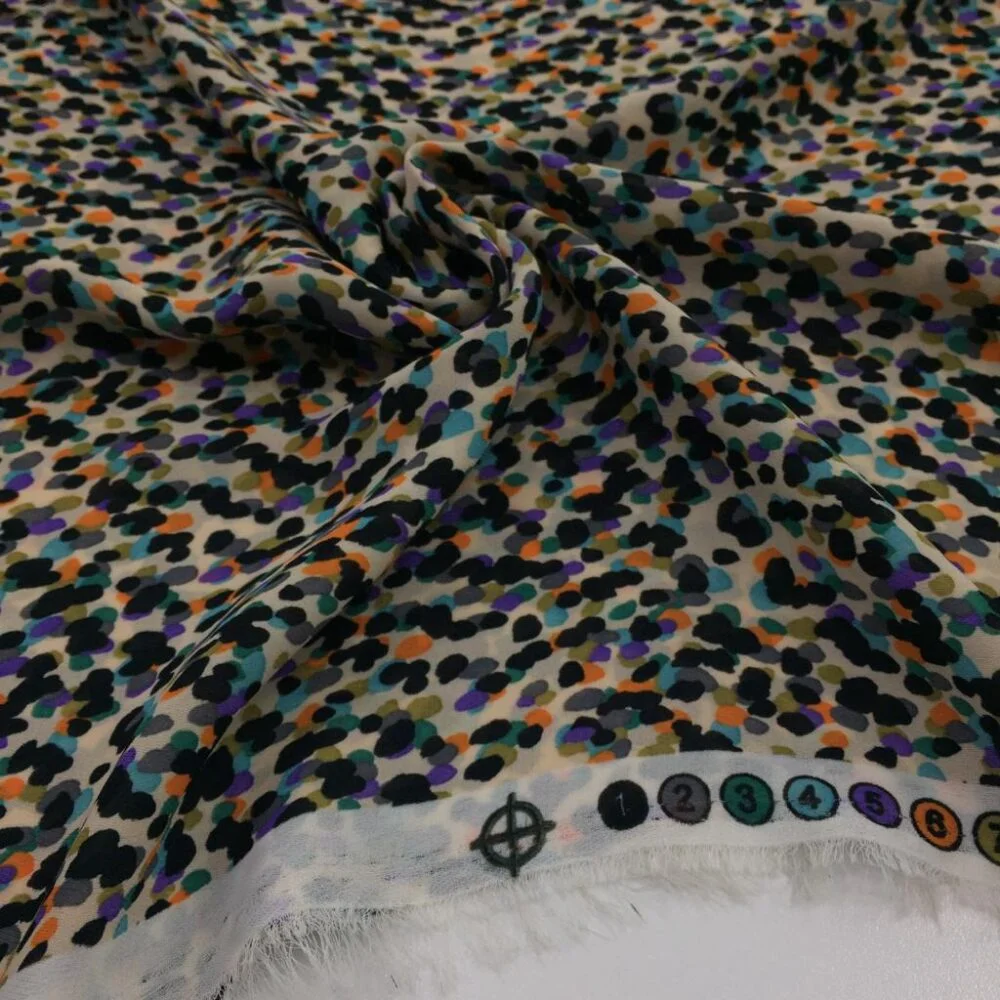 Desenli Şifon Kumaş