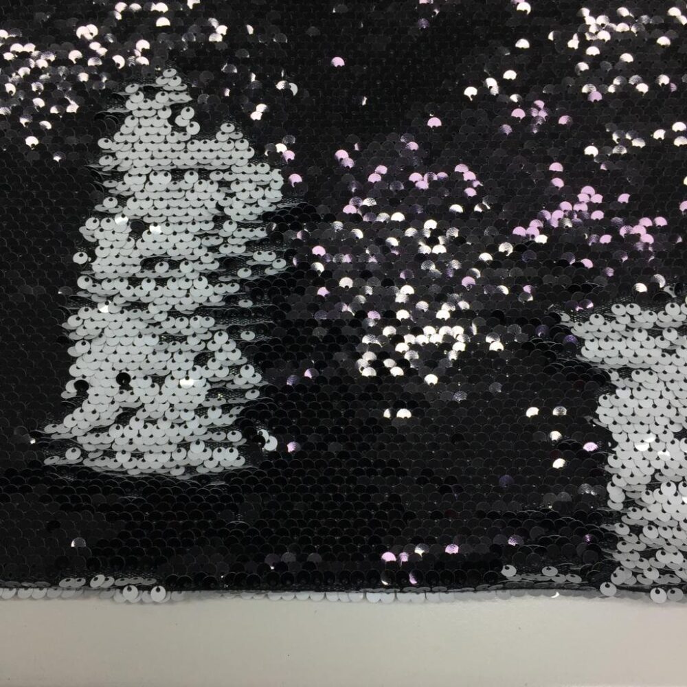 Dönen Payet Kumaş Siyah-Beyaz