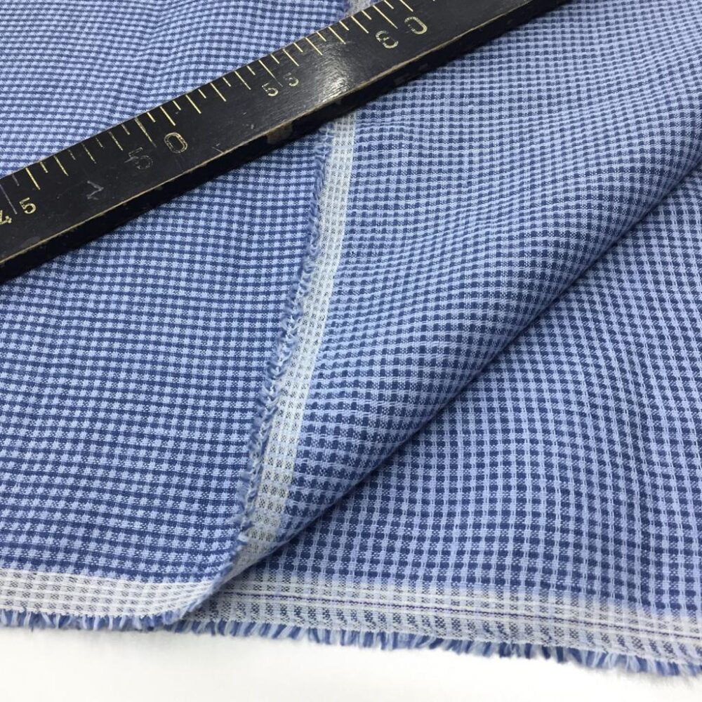 İnce Kareli Ham Keten Kumaş İnce Kareli Ham Keten Kumaş