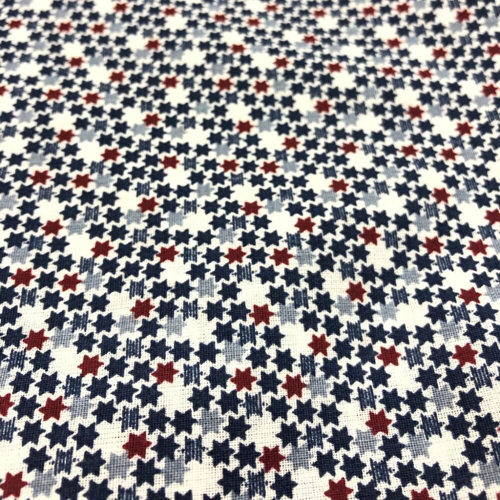 Küçük Çicek Desenli Poplin Kumaş Sarı