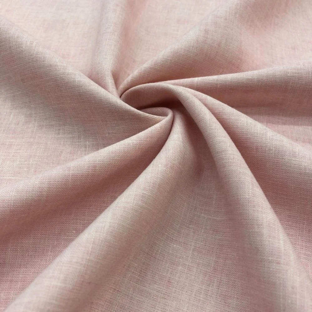 Ham Keten Kumaş Açık Pembe