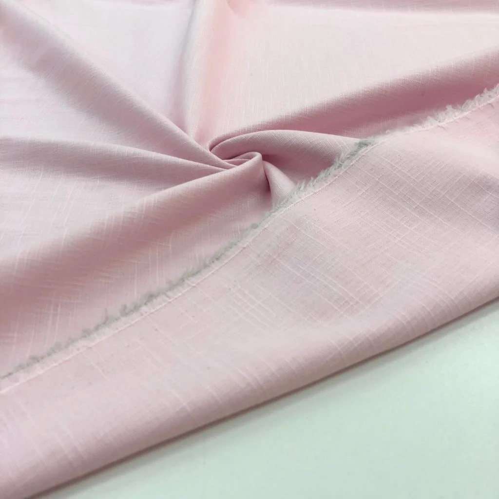 Ham Keten Kumaş Açık Pudra