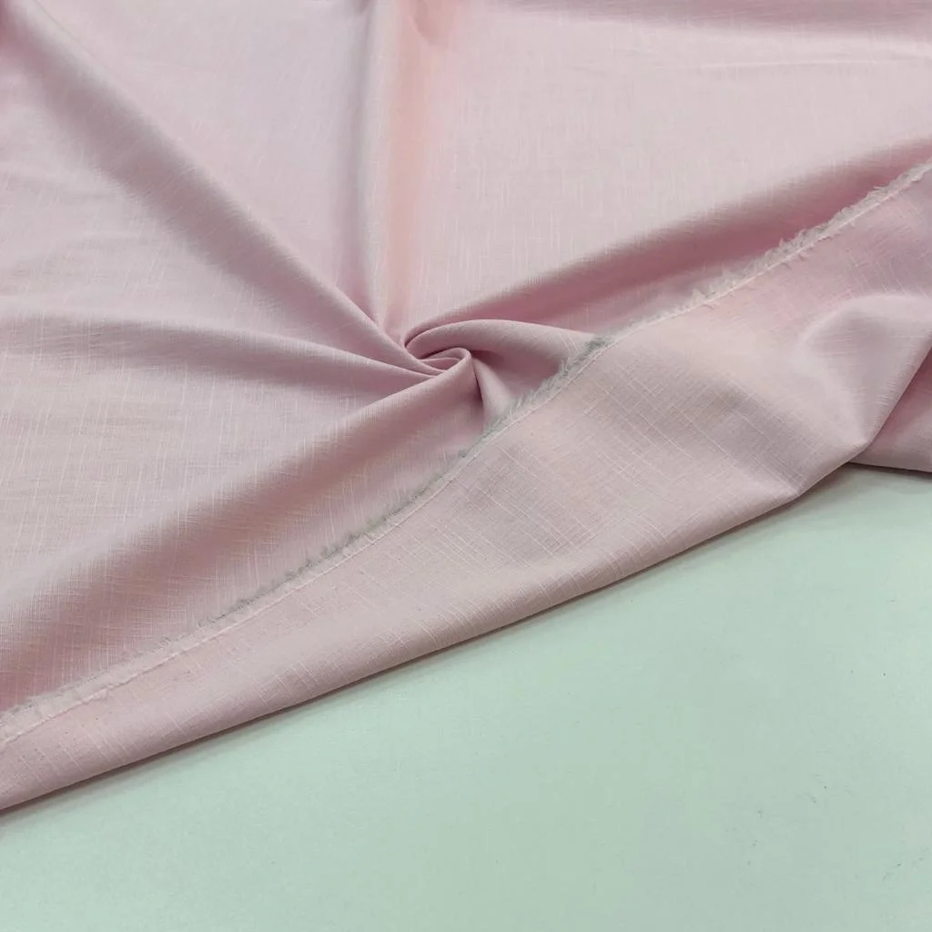 Ham Keten Kumaş Açık Pudra