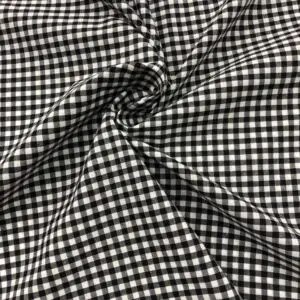 Pötikareli Kumaş Siyah Beyaz