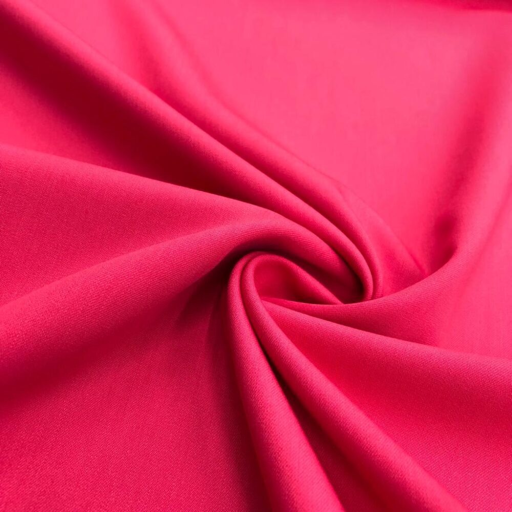 Dökümlü Gabardin Kumaş Açık Mercan