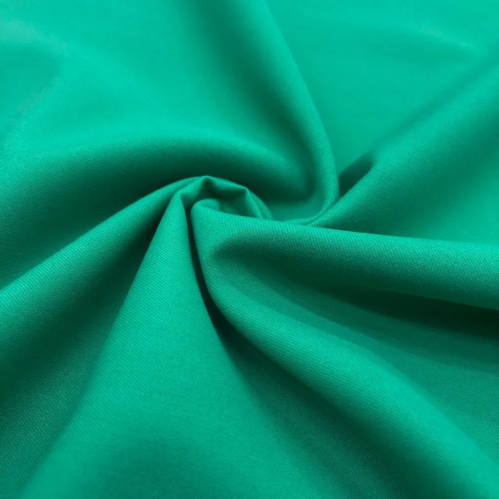 Dökümlü Gabardin Kumaş Benetton Yeşili