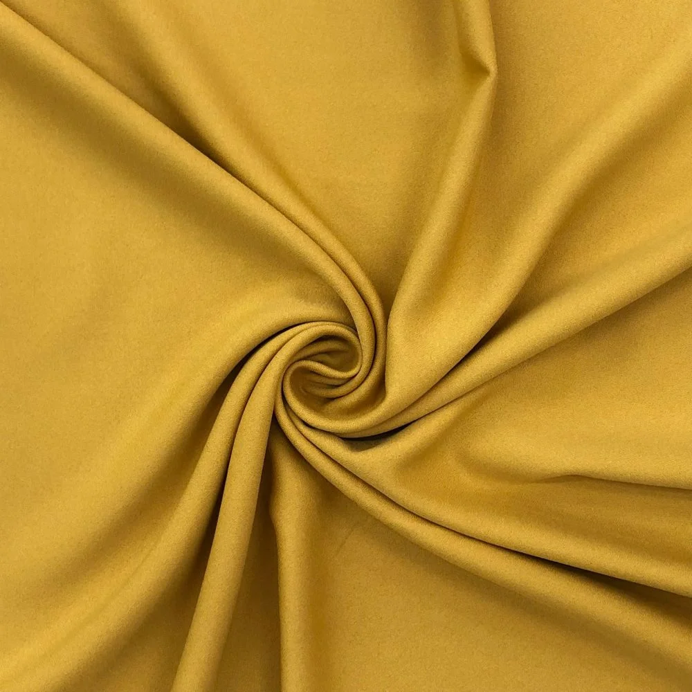 Düz Viskon Kumaş Açık Hardal