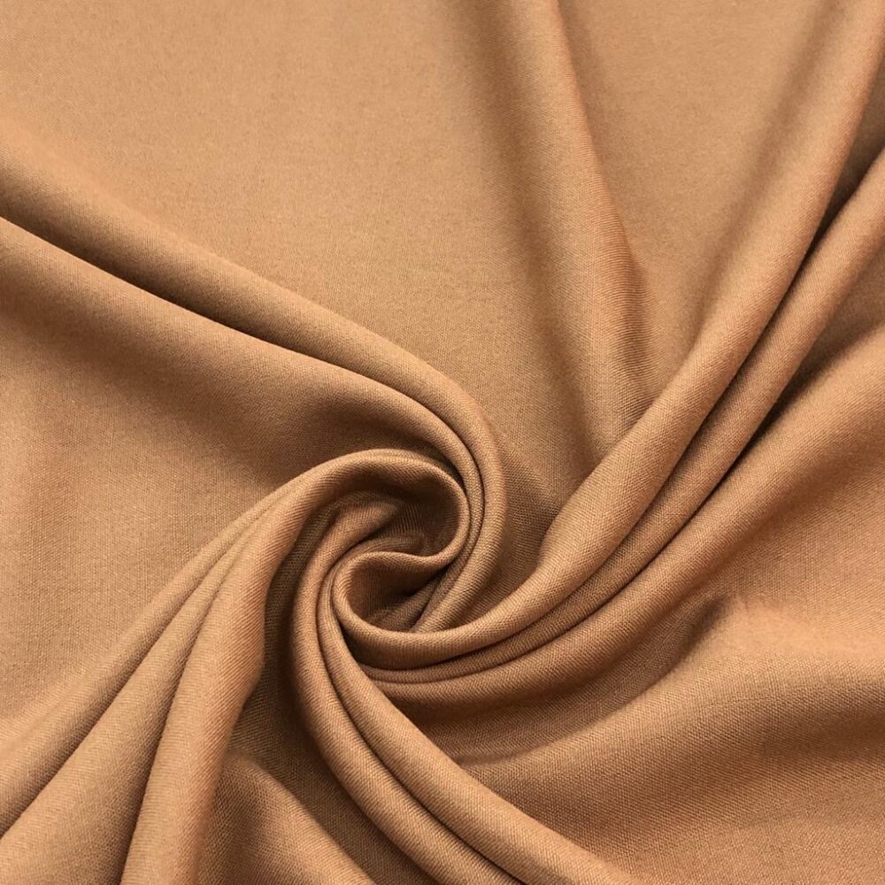 Düz Viskon Kumaş Camel