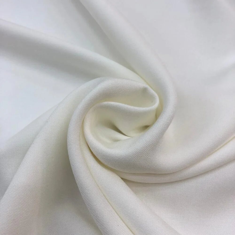 Düz Viskon Kumaş Ekru