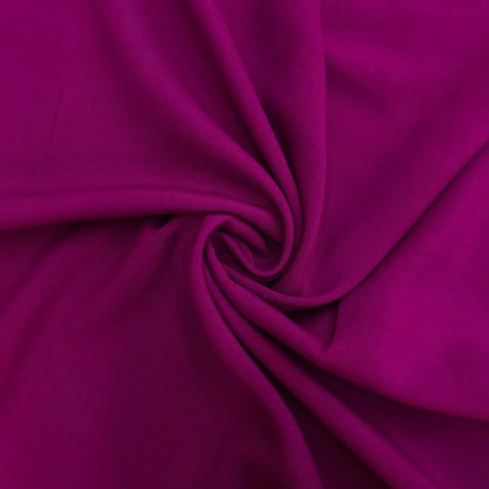 Düz Viskon Kumaş Fuşya
