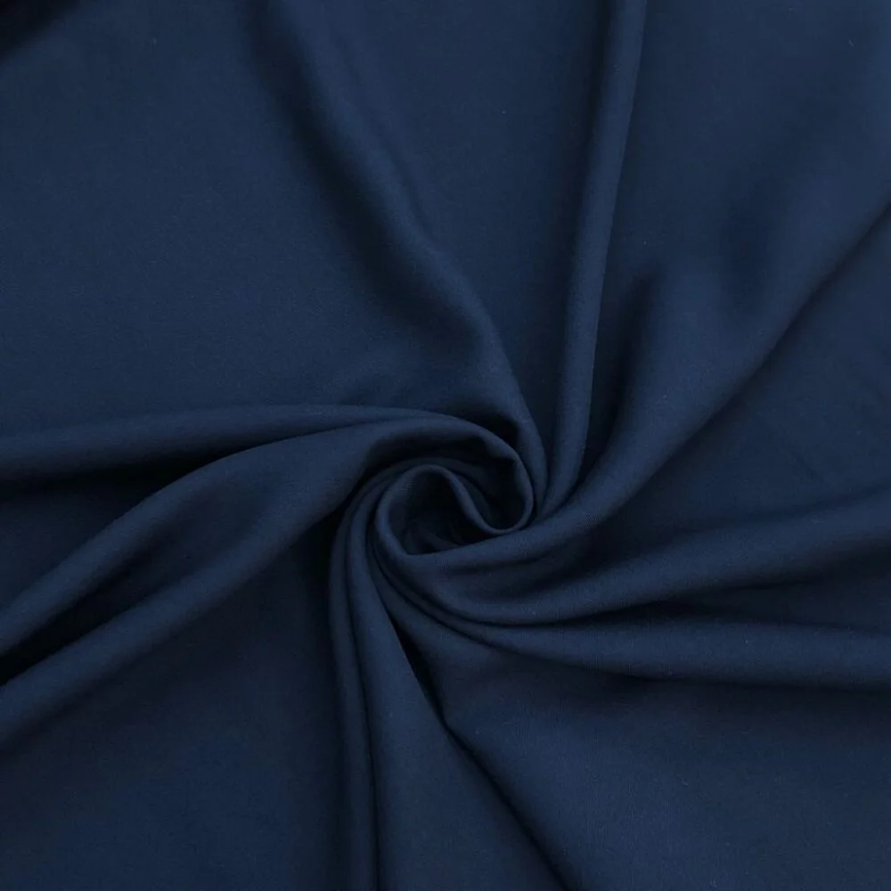 Düz Viskon Kumaş Koyu Lacivert Düz Viskon Kumaş Koyu Lacivert