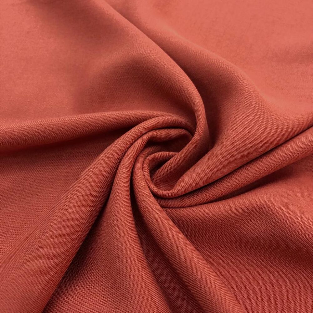 Düz Viskon Kumaş Taba