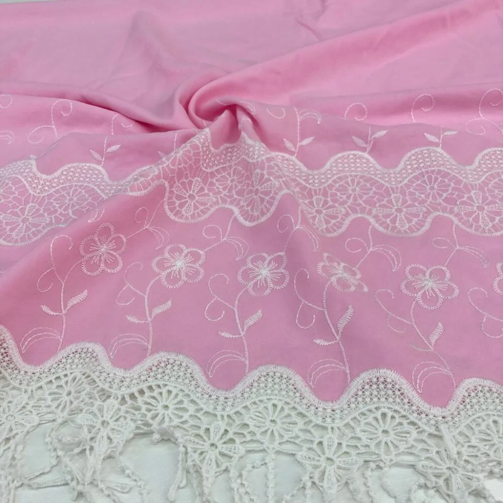 Fistolu Kreplin Kumaş Nar Çiçeği