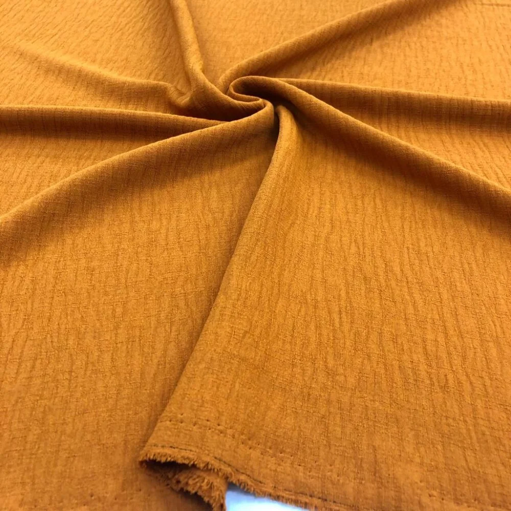 Aerobin Keten Kumaş Hardal