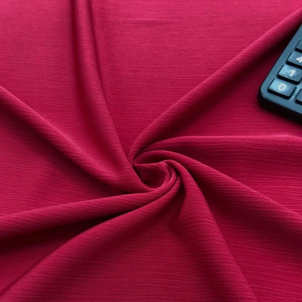 Bürümcük Krep Kumaş Kırmızı