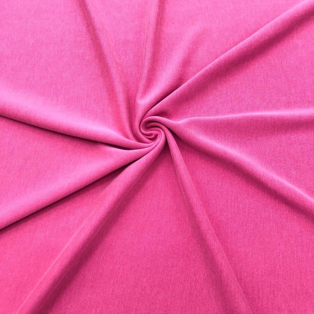 Taşlanmış Penye Kumaş Pembe