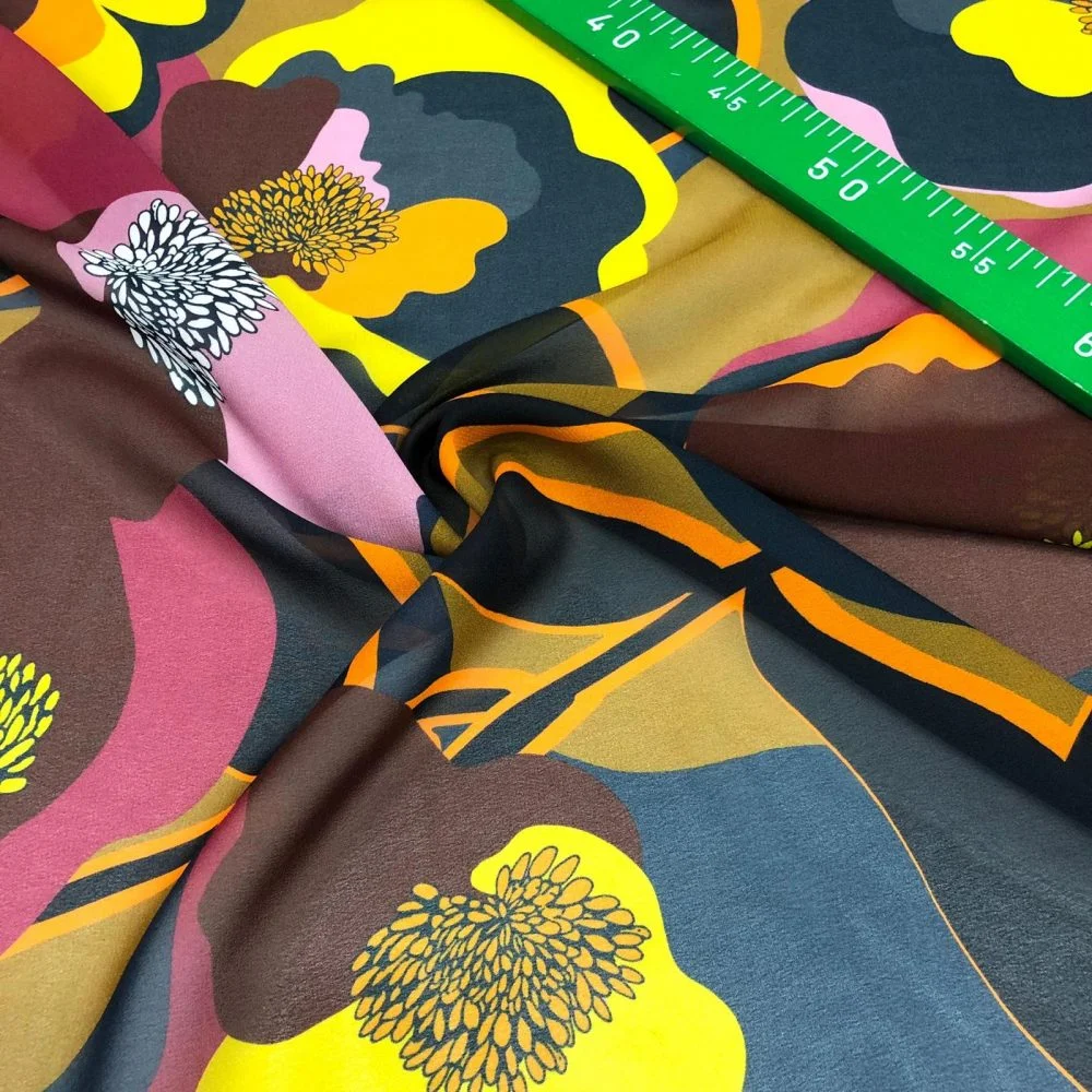 Desenli Şifon Kumaş