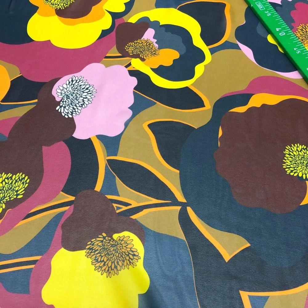 Desenli Şifon Kumaş