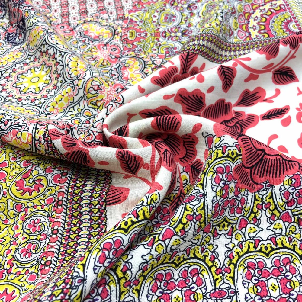 Patchwork İpek Vual Kumaş Patchwork İpek Vual Kumaş