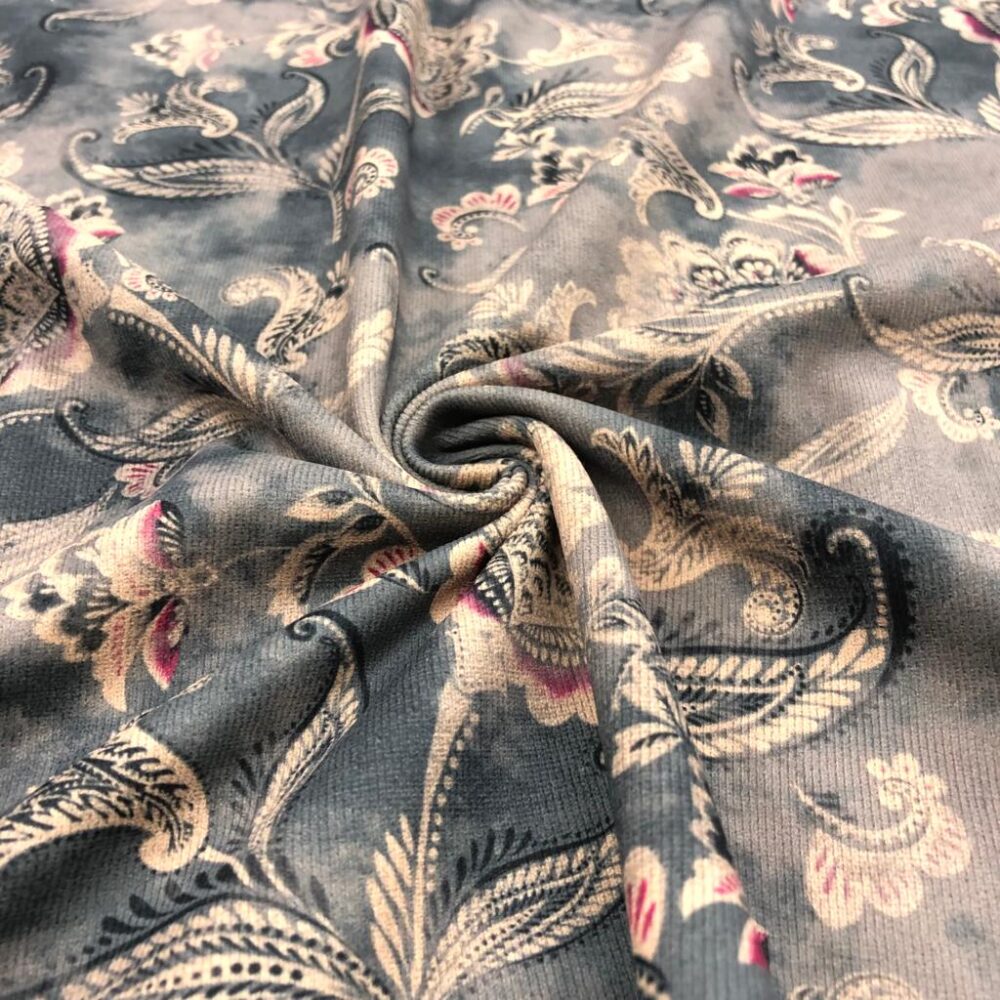 Süet Kadife Desenli Kumaş Süet Kadife Desenli Kumaş