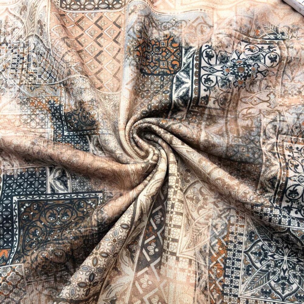 Süet Kadife Desenli Kumaş Süet Kadife Desenli Kumaş