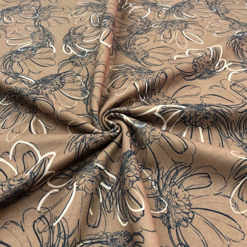 Süet Kadife Desenli Kumaş Süet Kadife Desenli Kumaş