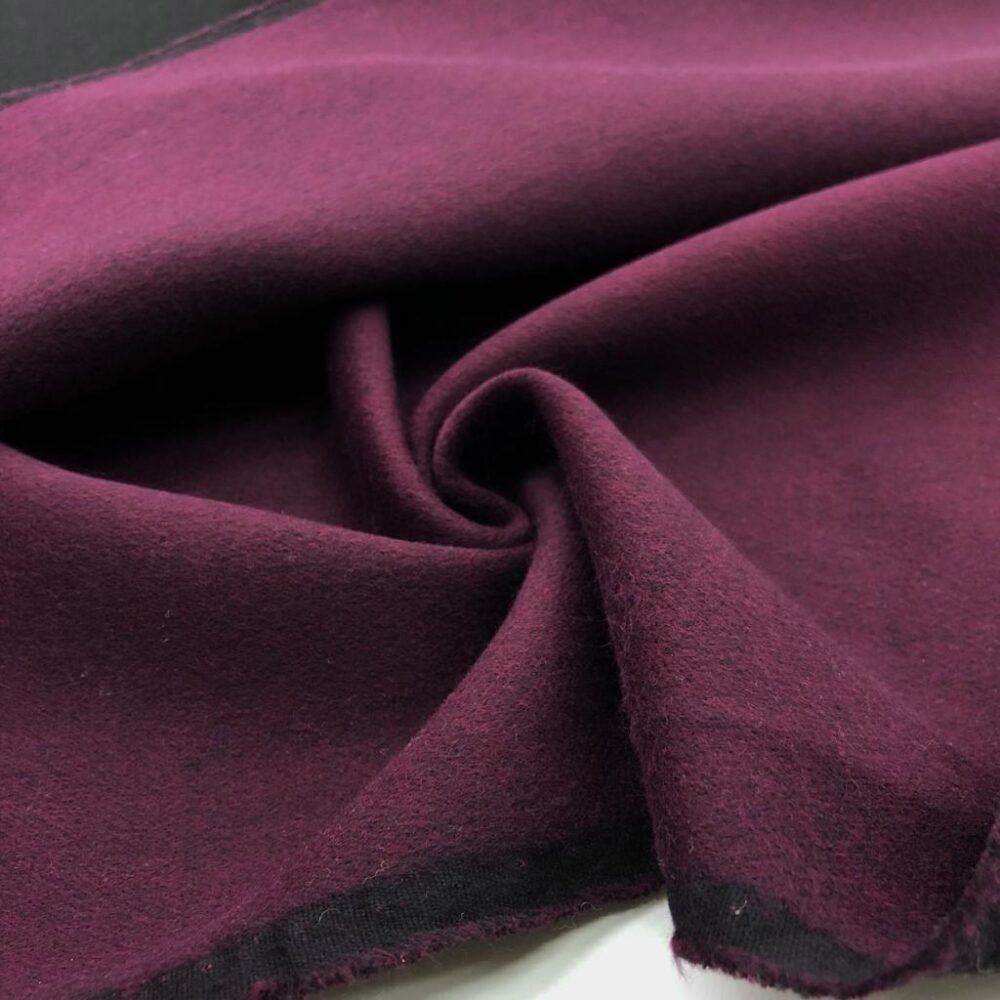 Çift Taraflı Kaşmir Kumaş Bordo Çift Taraflı Kaşmir Kumaş Bordo