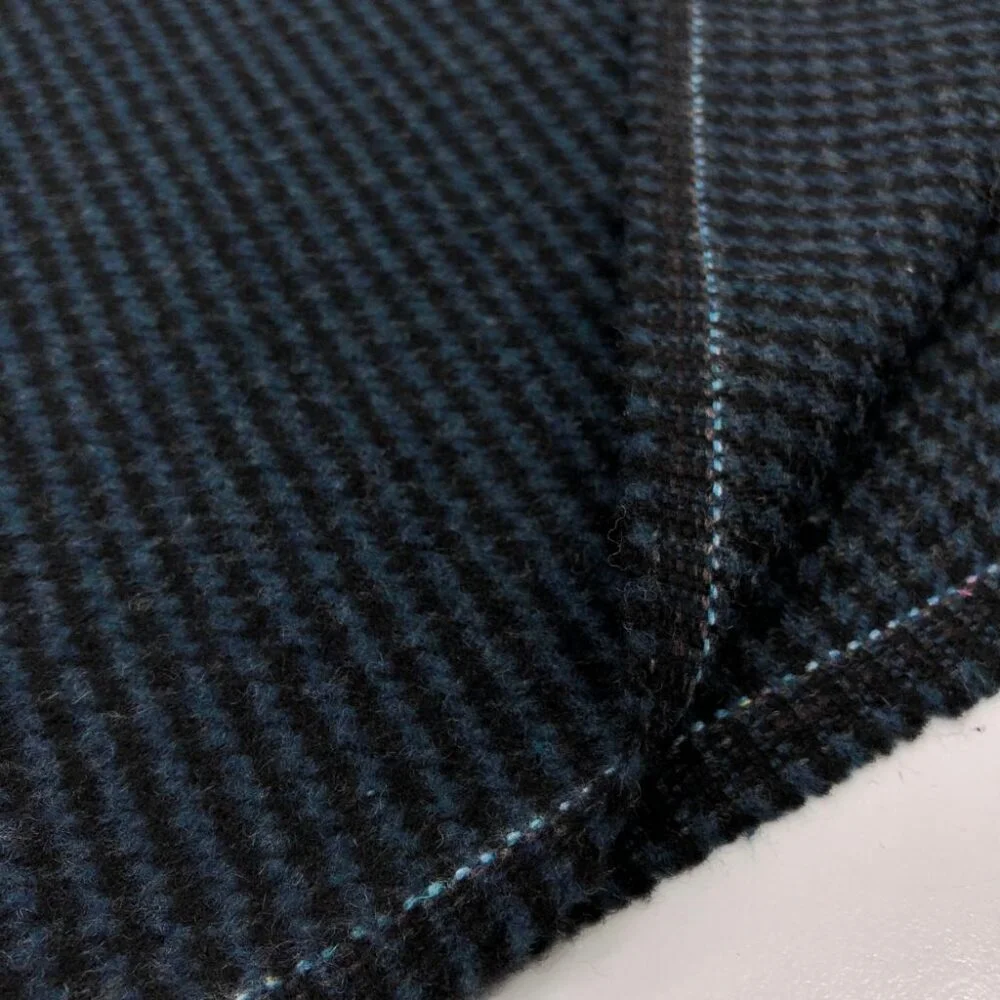 Desenli Kaşe Kumaş Lacivert Desenli Kaşe Kumaş Lacivert