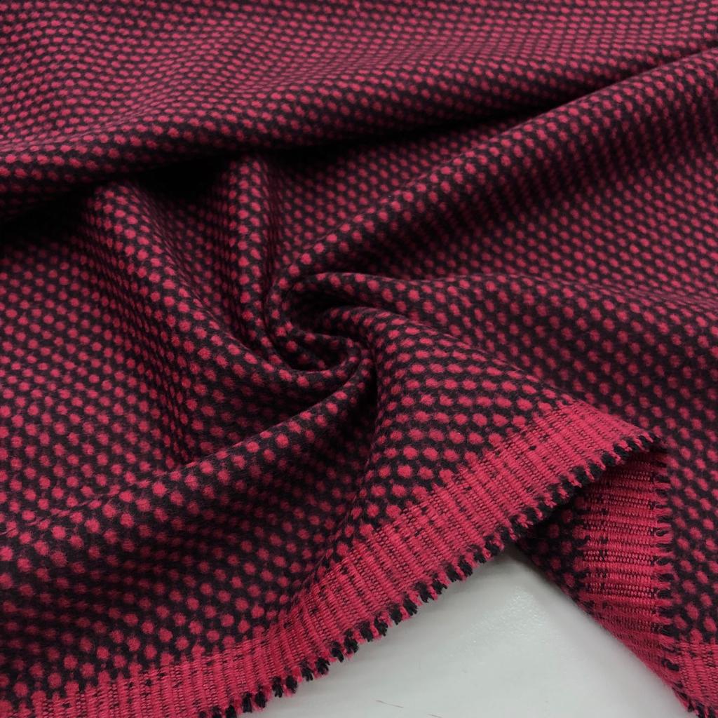 Desenli Kaşmir Kumaş Bordo Desenli Kaşmir Kumaş Bordo