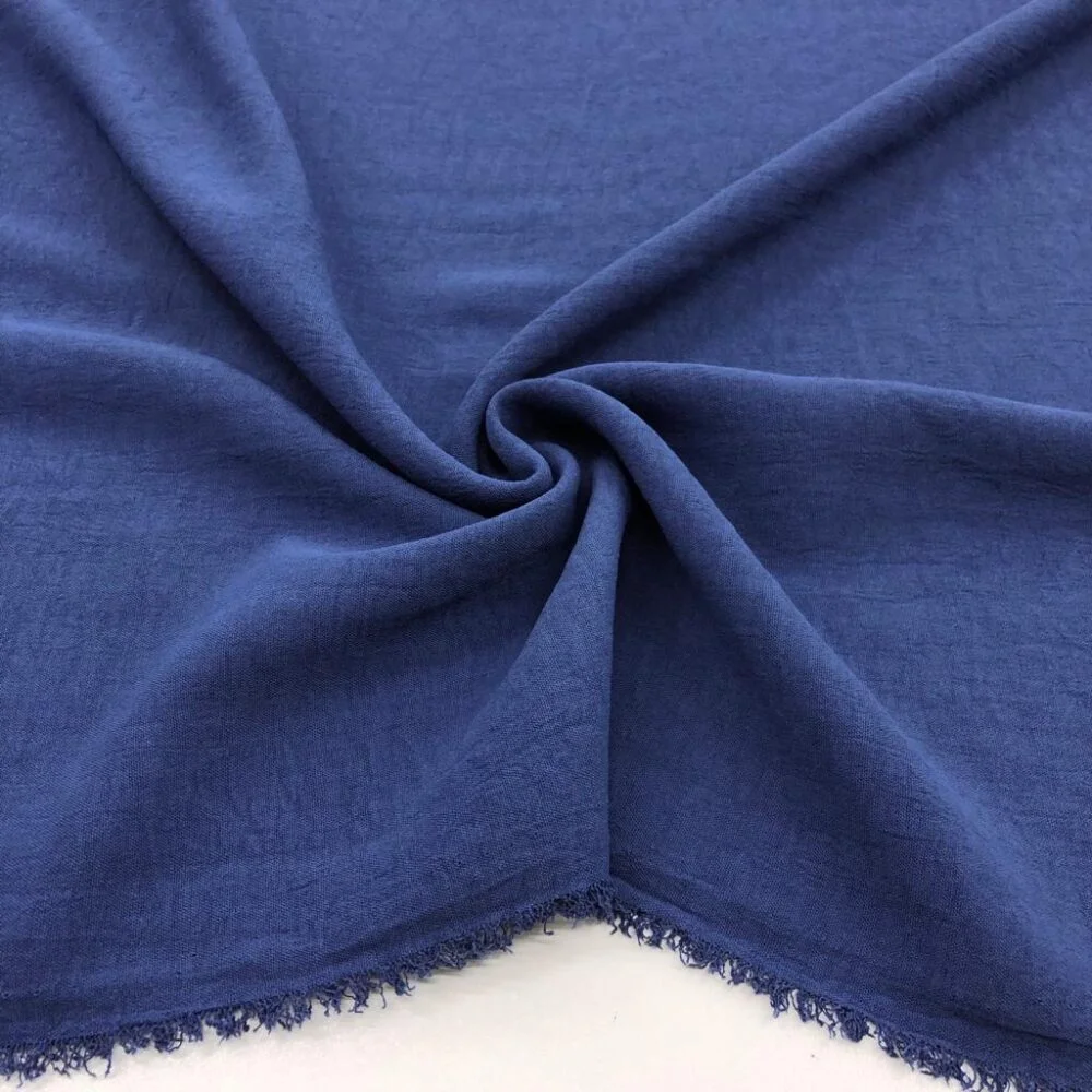 Aerobin Krep Kumaş Koyu İndigo Mavisi