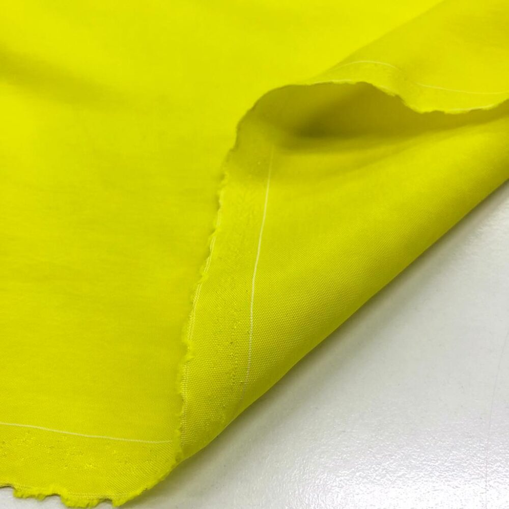 Taşlanmış Cupra Kumaş Neon Sarısı