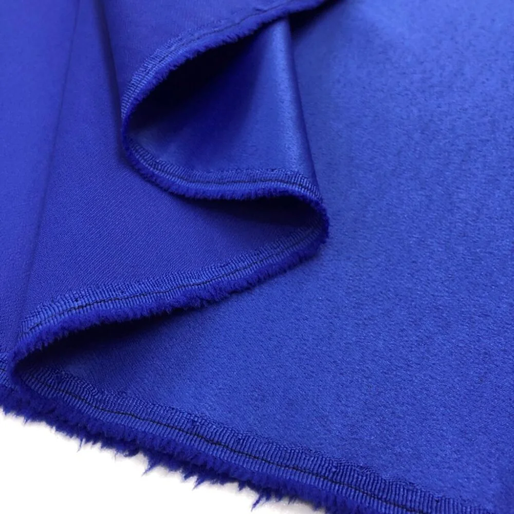 Amerikan Saten Kumaş Saks Mavisi