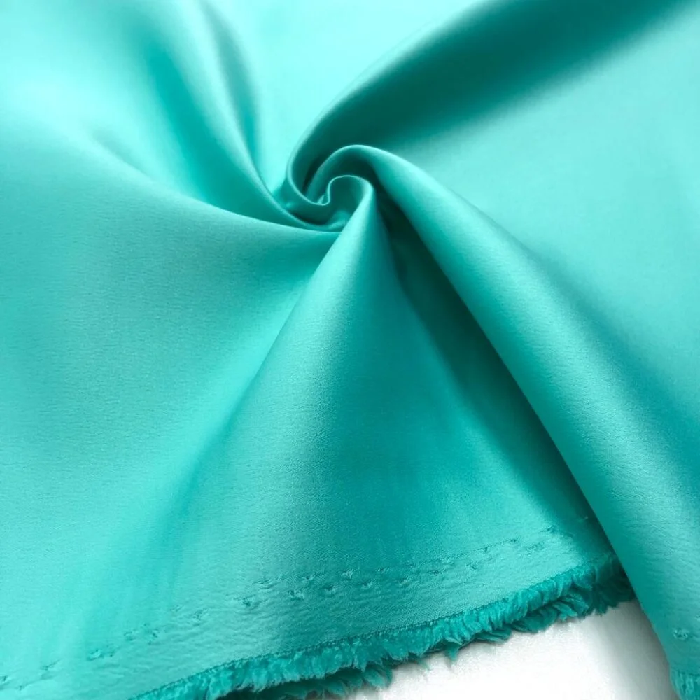 Amerikan Saten Kumaş Su Yeşili Amerikan Saten Kumaş Su Yeşili