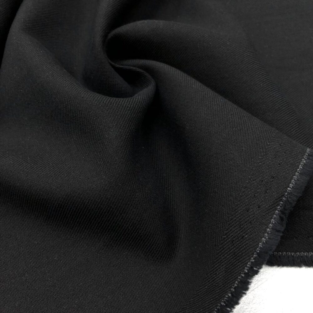 Taşlanmış Keten Kumaş Siyah Taşlanmış Keten Kumaş Siyah