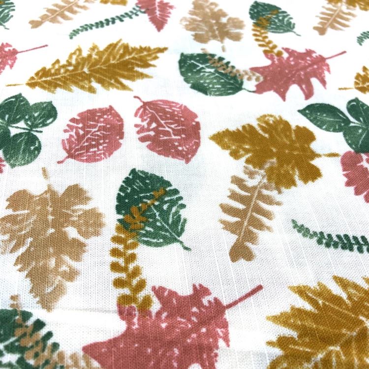 Desenli Keten Kumaş Desenli Keten Kumaş