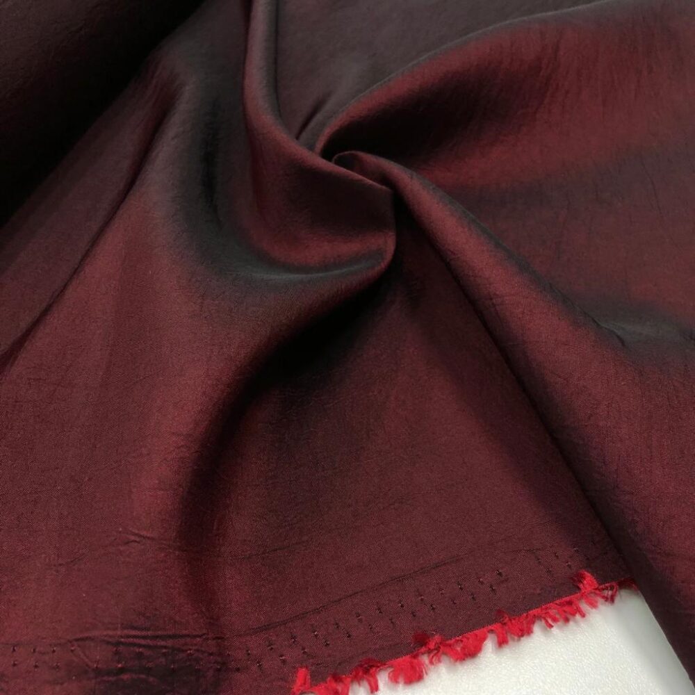 İnce Tafta Kumaş Bordo
