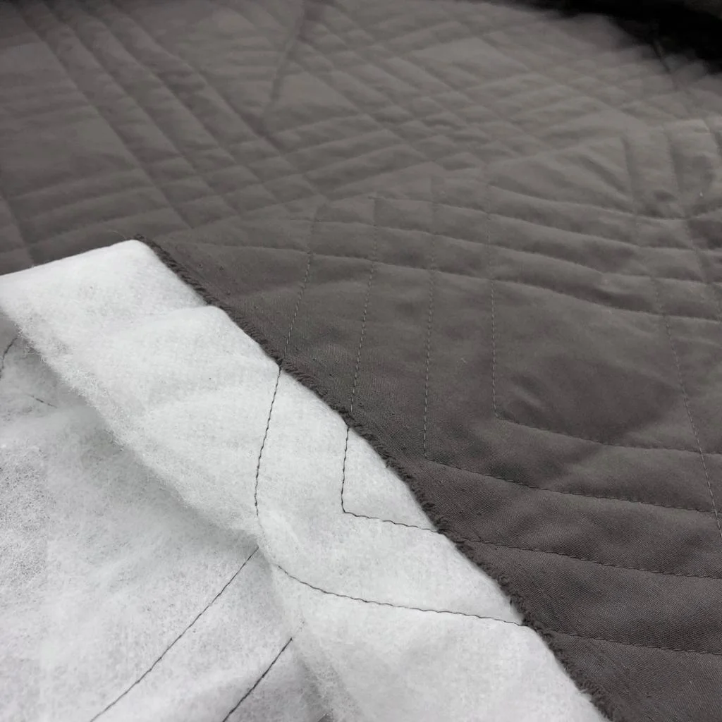 Kapitone Kumaş Antrasit Gri