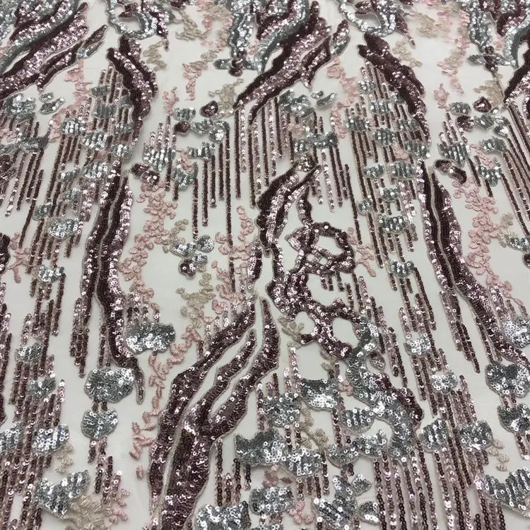 Payet İşlemeli Dantel Kumaş Payet İşlemeli Dantel Kumaş