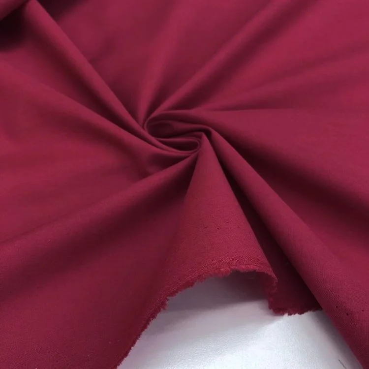 Poplin Kumaş Bordo