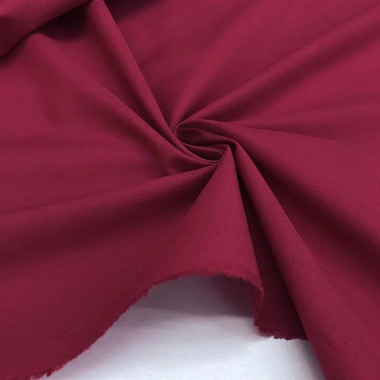 Poplin Kumaş Bordo