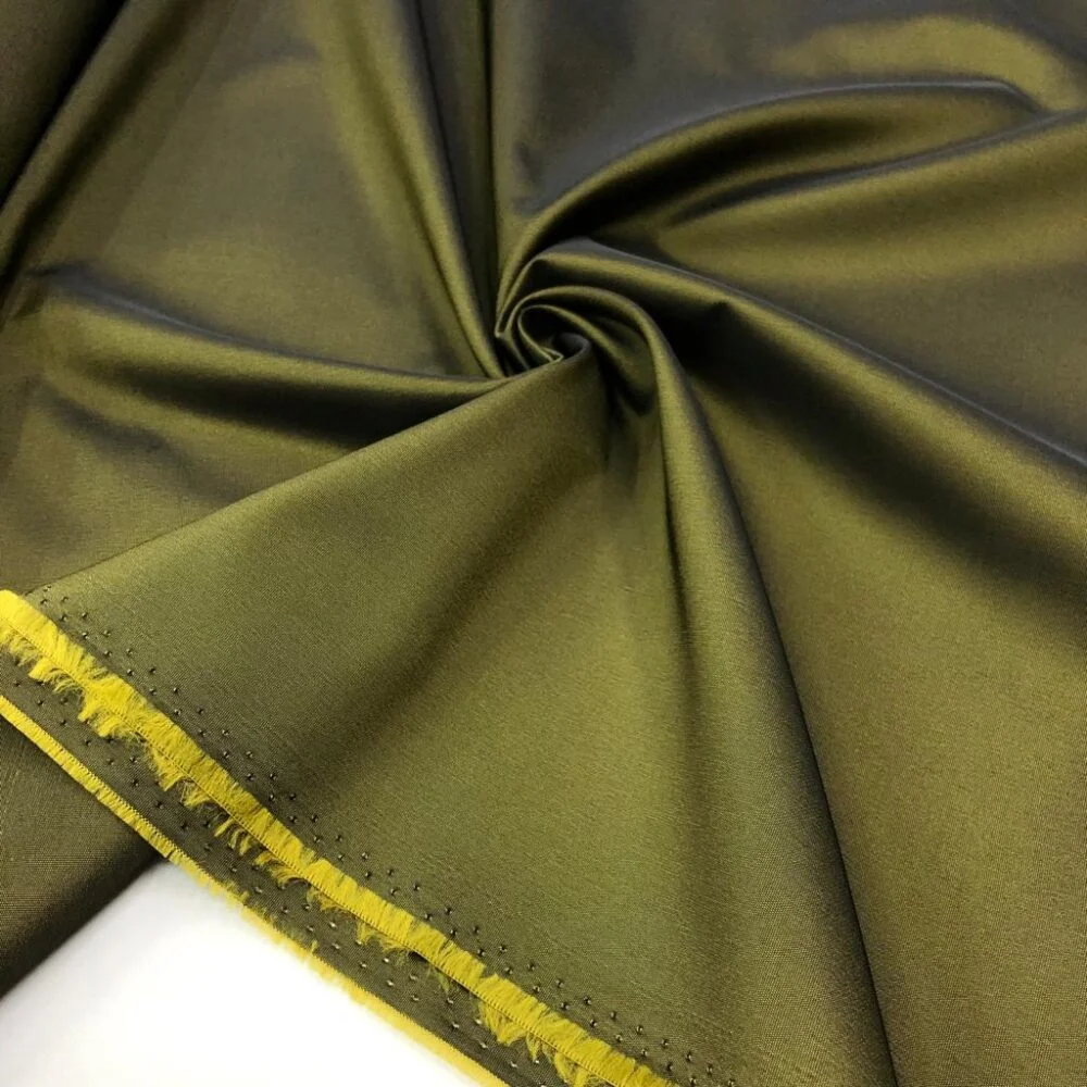 Tafta Kumaş Yağ Yeşili