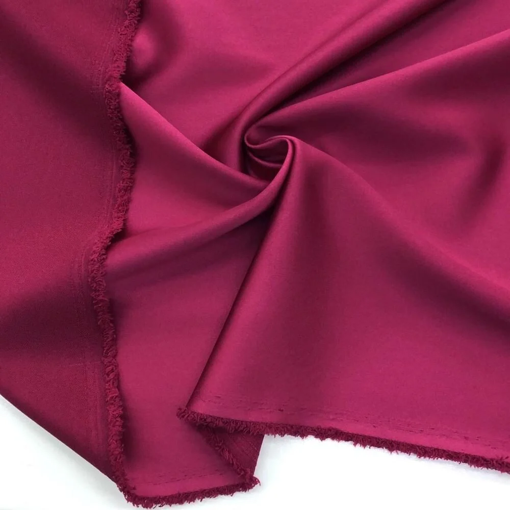 Asetat Saten Kumaş Açık Fuşya