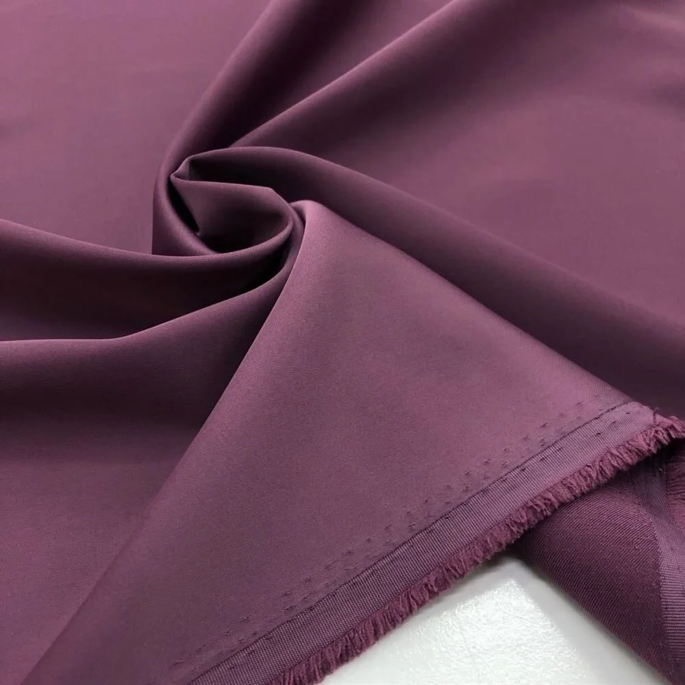 Asetat Saten Kumaş Açık Mürdüm