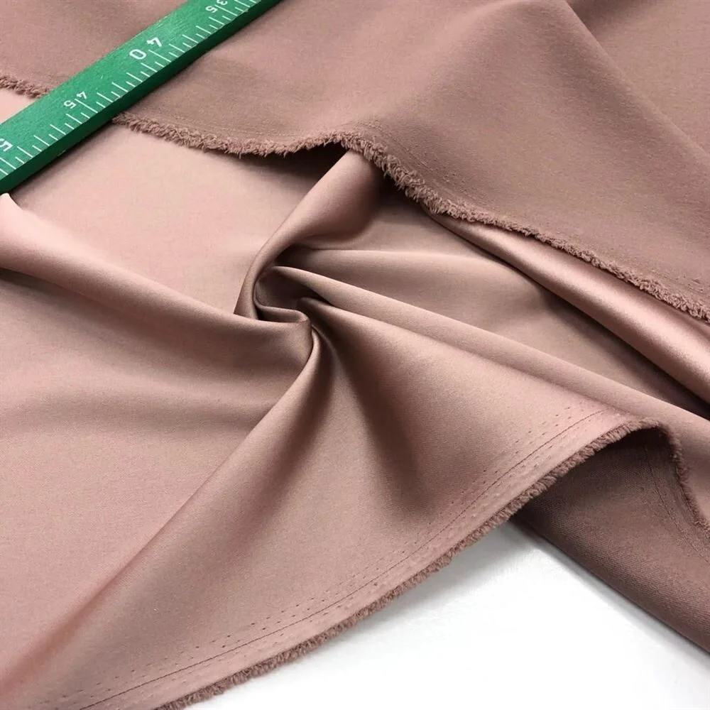 Asetat Saten Kumaş Açık Soğan Kabuğu