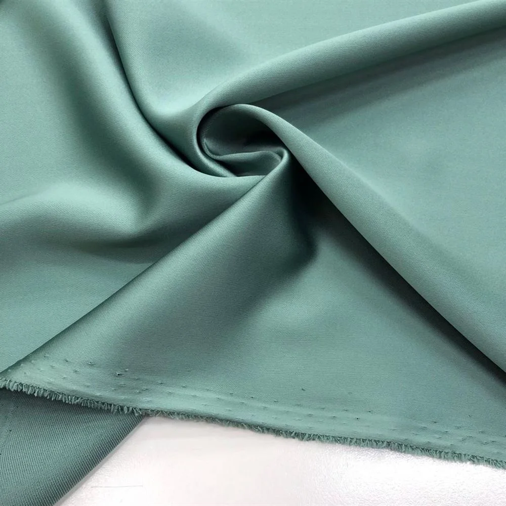 Asetat Saten Kumaş Koyu Mint