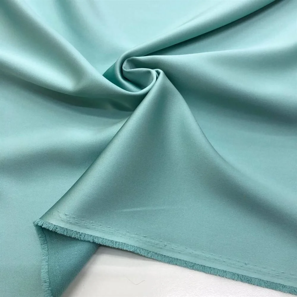 Asetat Saten Kumaş Mint Asetat Saten Kumaş Mint