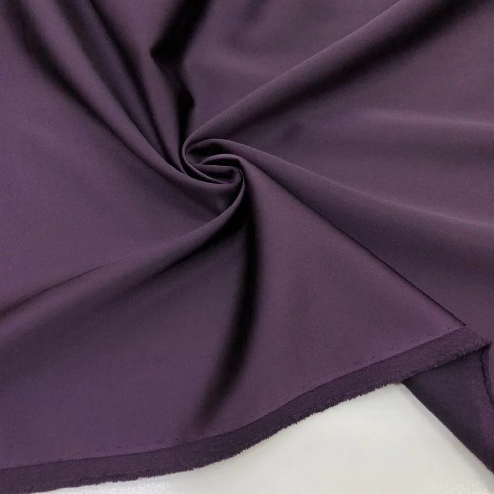 Asetat Saten Kumaş Patlıcan Moru Asetat Saten Kumaş Patlıcan Moru