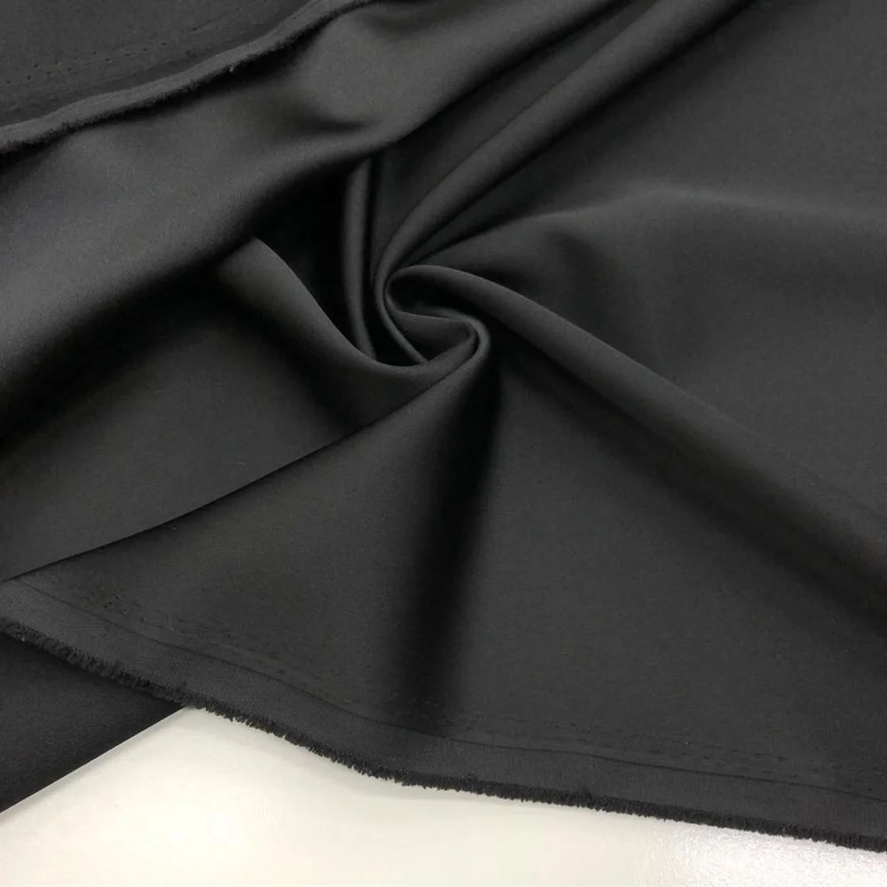 Asetat Saten Kumaş Siyah