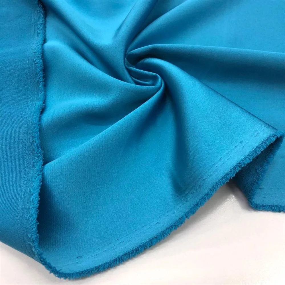 Asetat Saten Kumaş Turkuaz