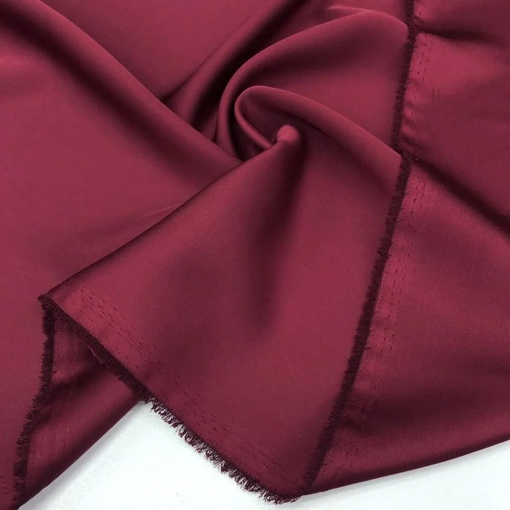 İtalyan Saten Kumaş Bordo İtalyan Saten Kumaş Bordo